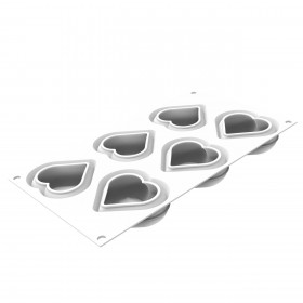 Силиконова форма Сърце "Heartix 85" + кутер